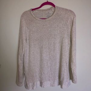 tan soft & sexy long sleeve shirt